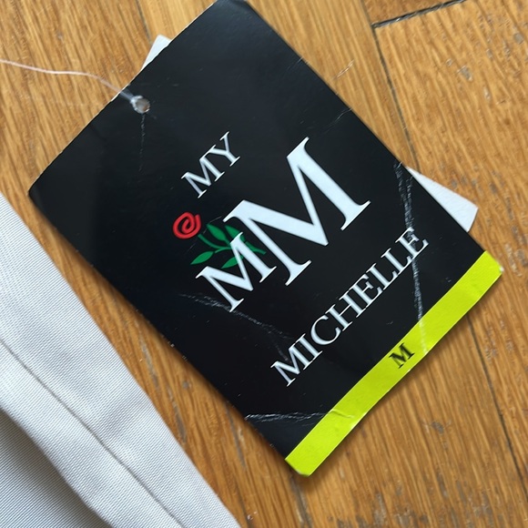 90s Vintage Deadstock NWT Tan Zip Front Blazer / Top Fitted Collar Top Size M - Picture 6 of 16